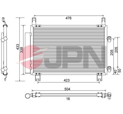 Condensatore, climatizzatore - 60C9133-JPN